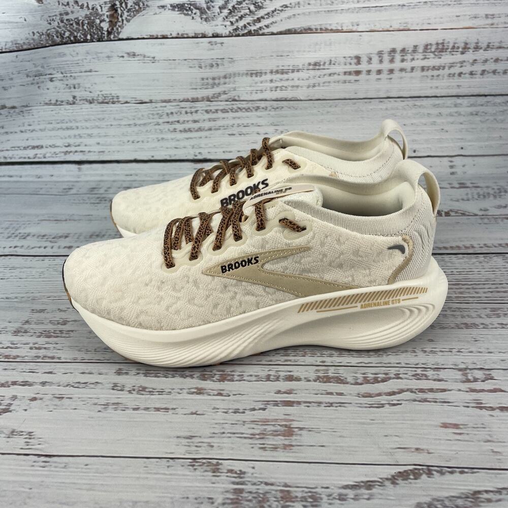 Brooks Adrenaline GTS 25 Women US 6.5B Running Shoe Coconut Tofu Crème - Picture 7 of 11